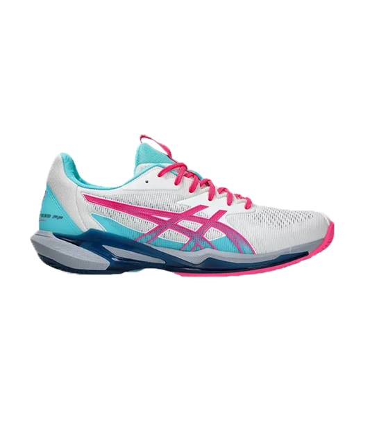 Zapatillas Asics Solution Speed FF 3 Padel White/Hot Pink 2025