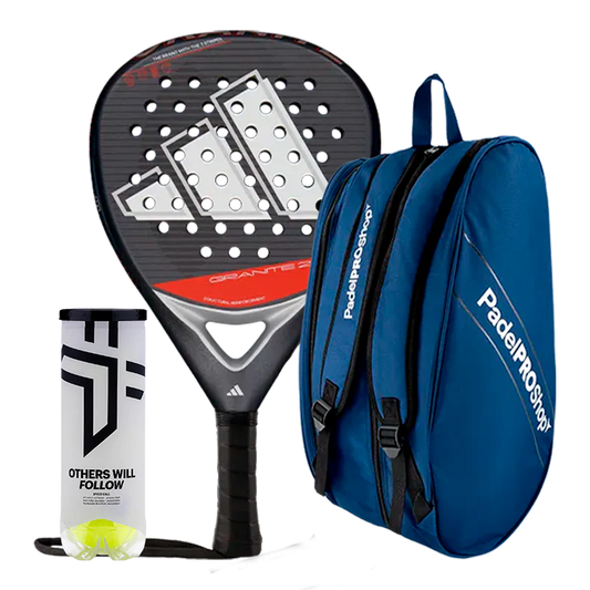 Pack Pala Adidas Granite 2.0 + Paletero PadelPROShop + Pelotas Oxdog BOOST+
