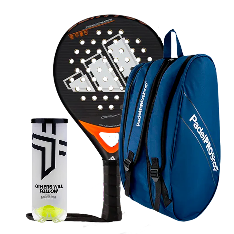 Pack Pala Adidas Granite CTRL 2.0 + Paletero PadelPROShop + Pelotas Oxdog BOOST+