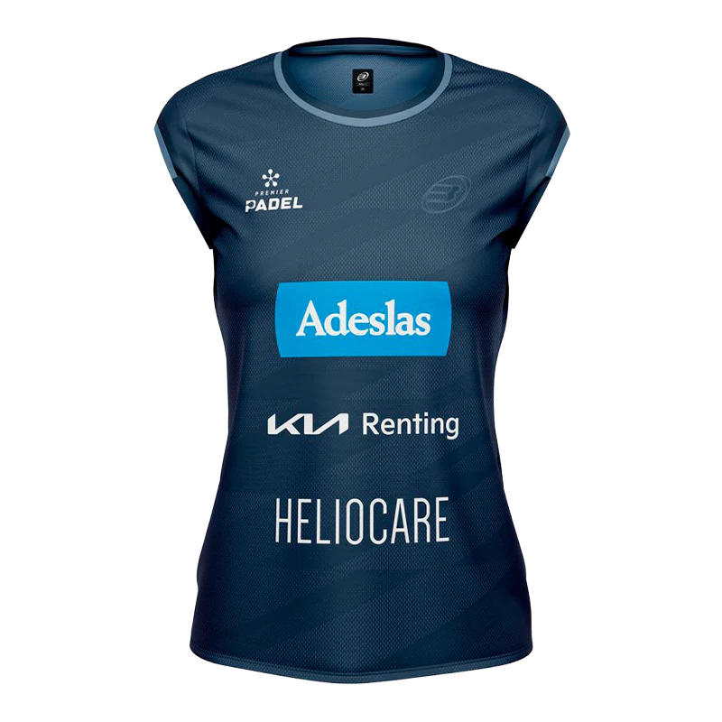 Camiseta Bullpadel Pinatar Delfi Brea Azul Marino 2026