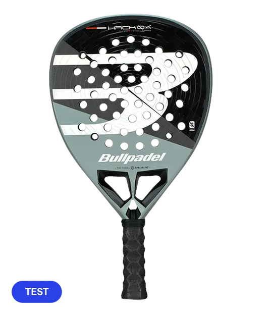 Pala de TEST Bullpadel Hack 04 2026