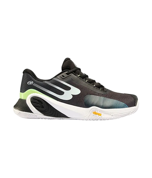 Zapatillas Bullpadel Hack Vibram 24I Negro/Verde