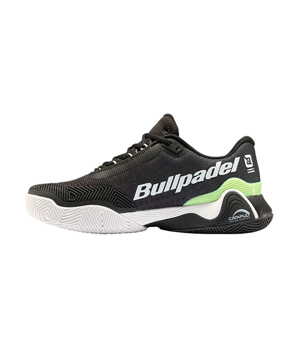 Zapatillas Bullpadel Hack Vibram 24I Negro/Verde