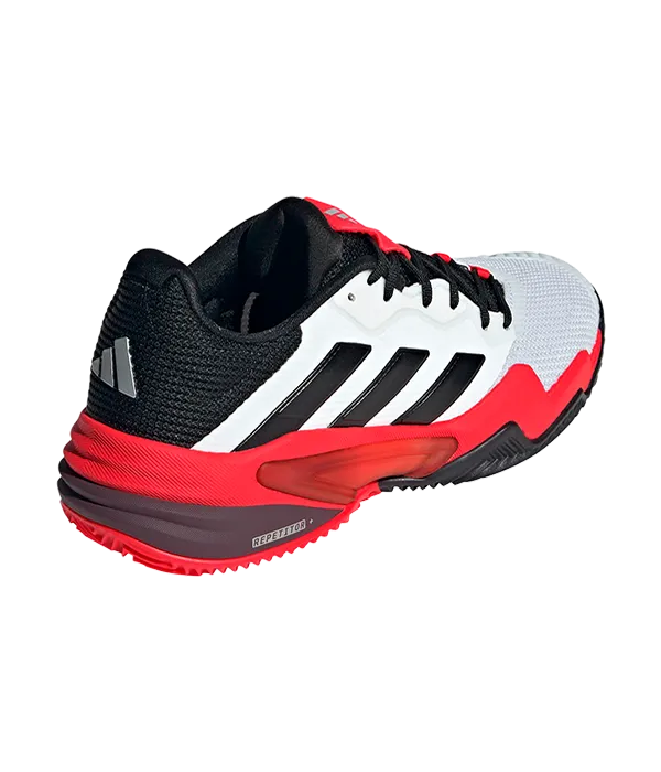 Zapatillas Adidas Barricade 13 CL Blanco/Rojo