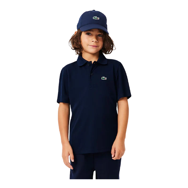 Polo Lacoste Ultra Dry Junior Azul Marino
