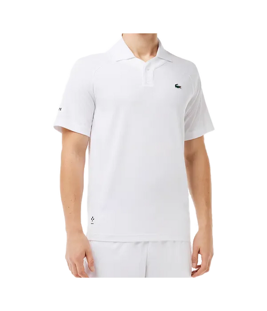 Polo Lacoste Blanco Daniil Medvedev