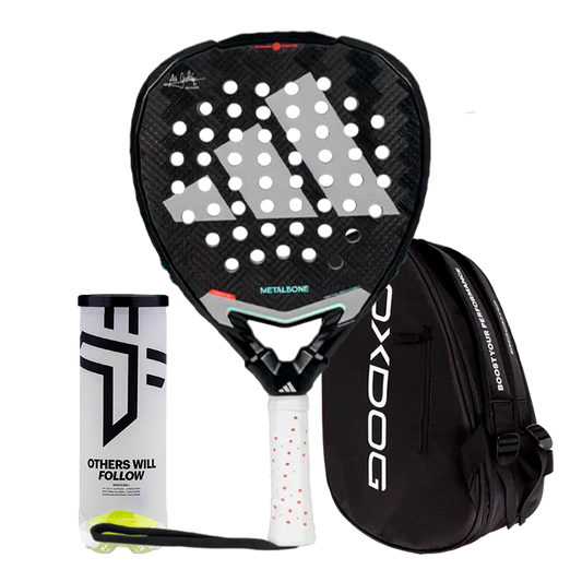 Pack Pala Adidas Metalbone 3.4 2025 Ale Galán + Paletero Oxdog Ultra Tour Negro + Pelotas Oxdog BOOST+