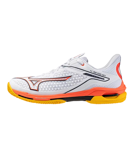 Zapatillas Mizuno Wave Exceed Tour 6CC Blanco/Naranja 2025