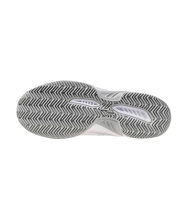 Zapatillas Mizuno Break Shot 5 CC Blanco/Gris Mujer 2025