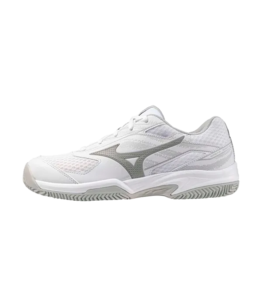 Zapatillas Mizuno Break Shot 5 CC Blanco/Gris Mujer 2025