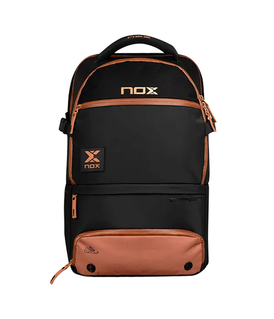 Mochila Nox Luxury Open Series Negro/Marrón