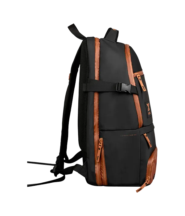 Mochila Nox Luxury Open Series Negro/Marrón