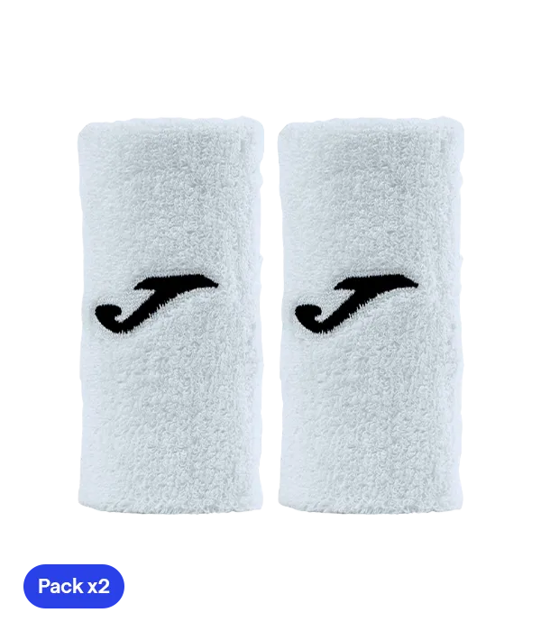 Muñequeras Joma Larga Blanco (Pack x2)