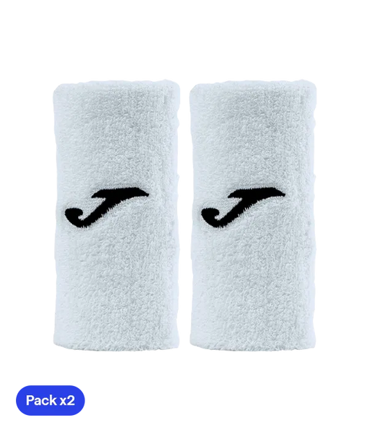 Muñequeras Joma Larga Blanco (Pack x2)