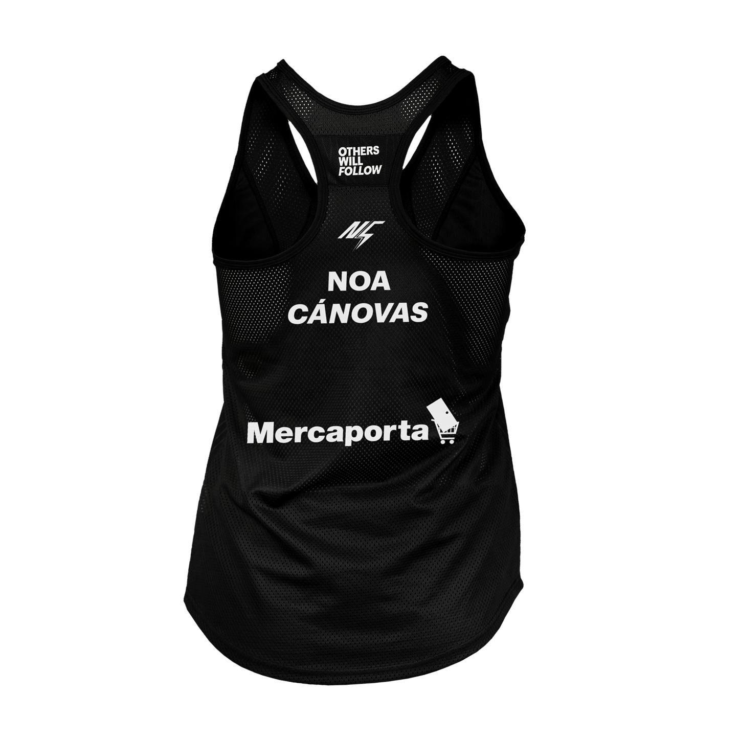 Camiseta Tirantes Oxdog Tiebreak Mujer Negro Noa Cánovas