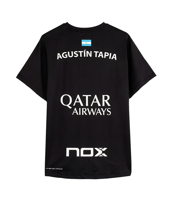 Camiseta Nox Negra Agustín Tapia
