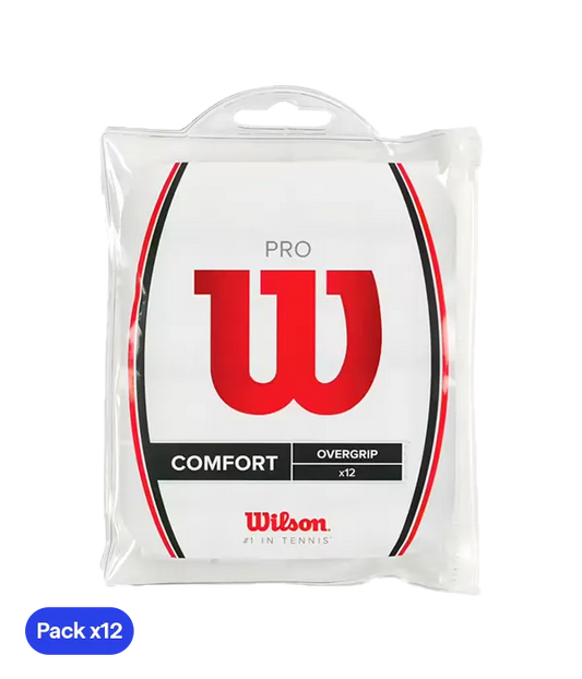 Overgrips Wilson Pro Comfort Blanco (Pack x12)