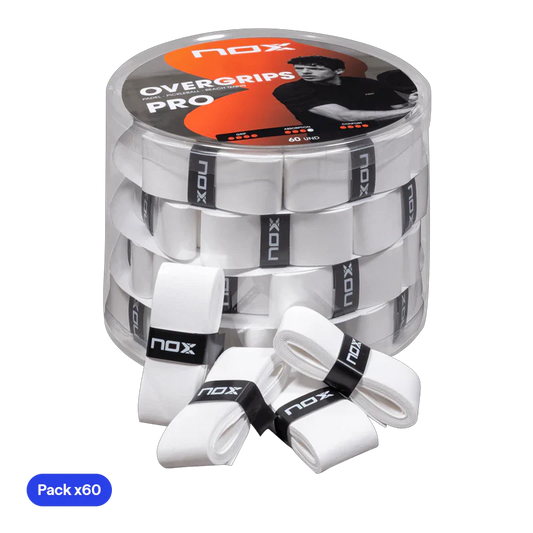 Tambor Overgrips Nox Blanco Lisos 2026 (x60)