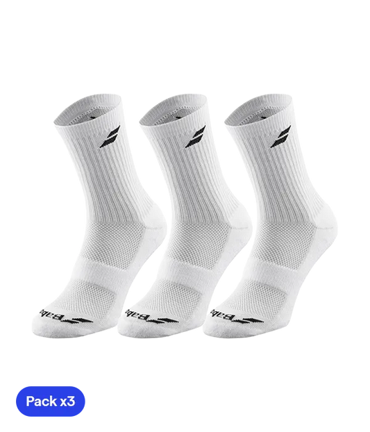 Calcetines Babolat Blanco Junior (Pack x3)