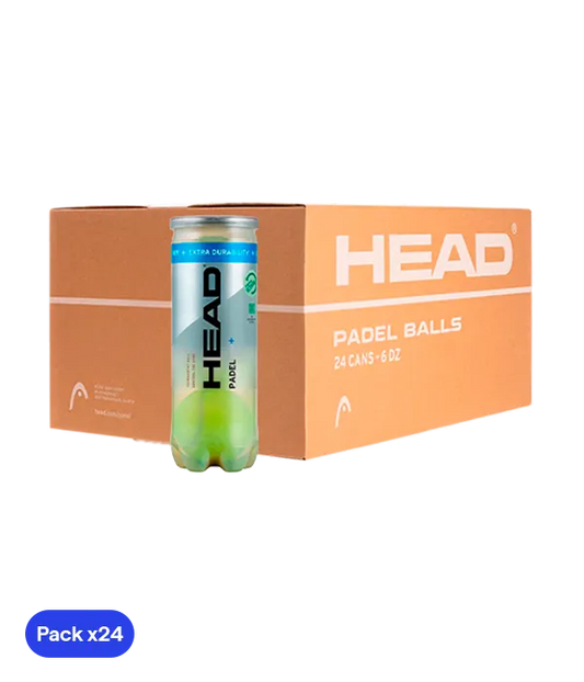 Cajón Pelotas Head Padel Pro+ (pack x 24)