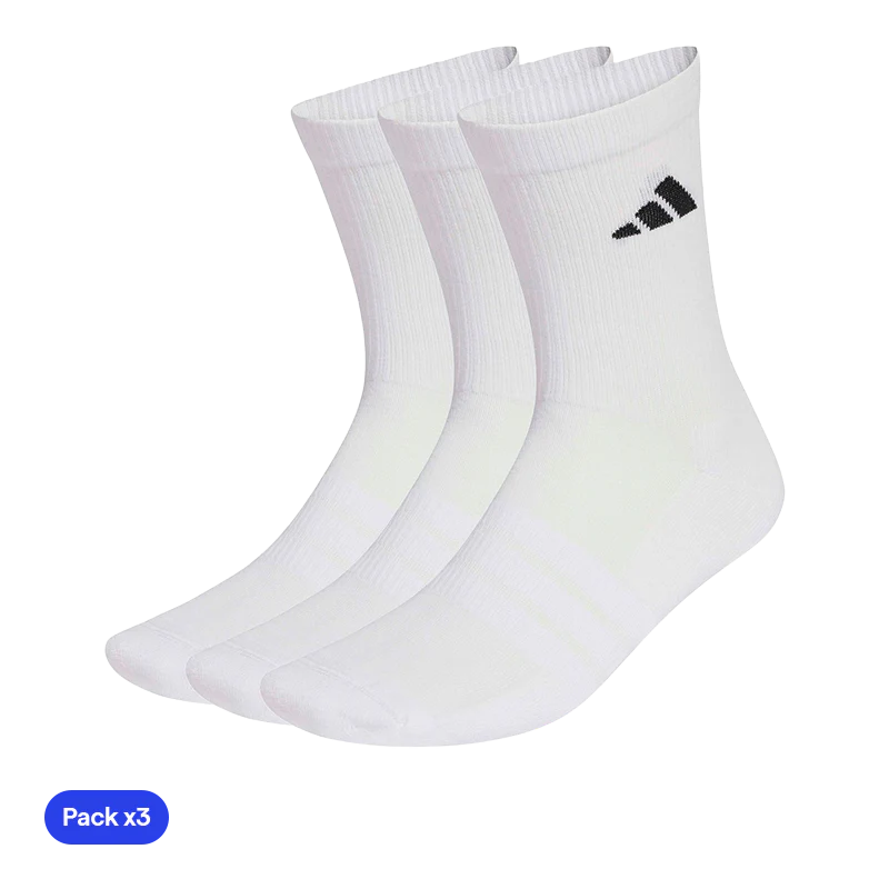 Calcetines Adidas Essential Crew Blanco (Pack x3)