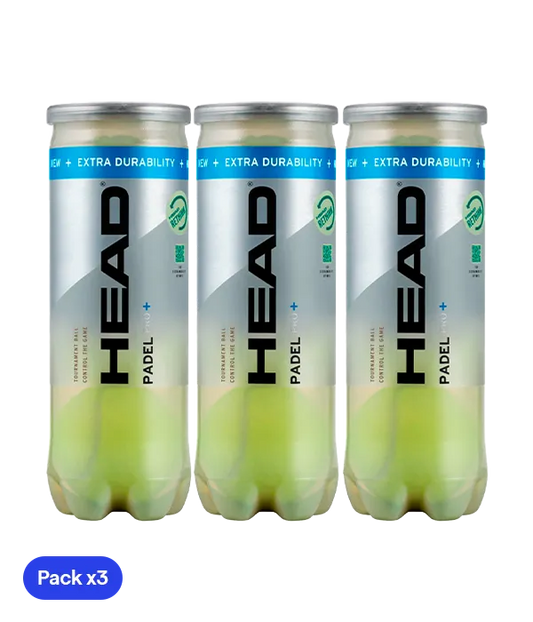 Pelotas Head Padel Pro+ (pack x3)