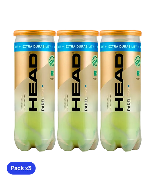 Pelotas Head Padel Pro S + (pack x3)
