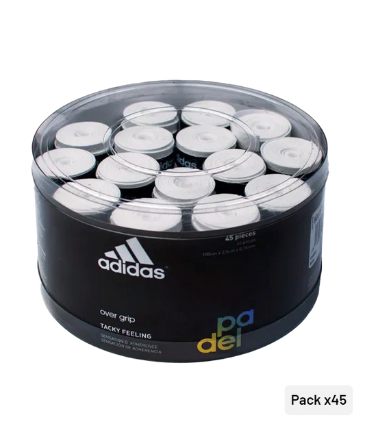Tambor Overgrips Adidas Perforado Blanco (x45)