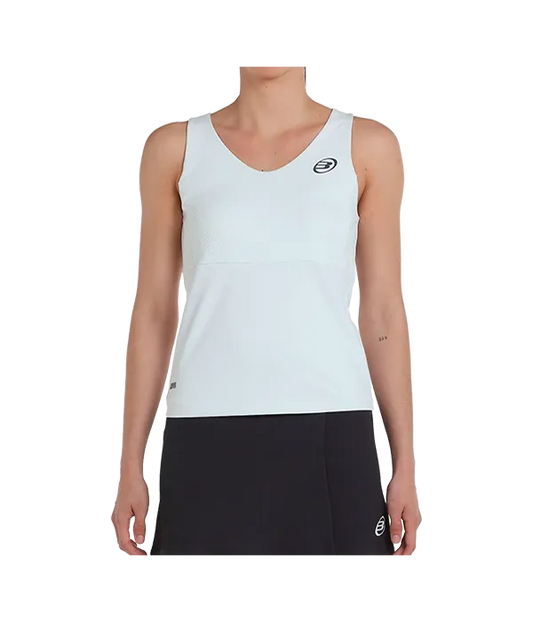 Camiseta Tirantes Bullpadel Porru Blanco