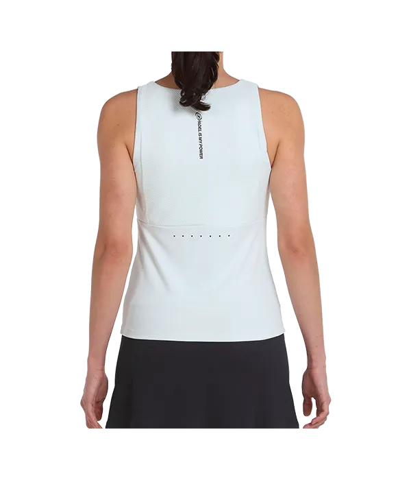Camiseta Tirantes Bullpadel Porru Blanco