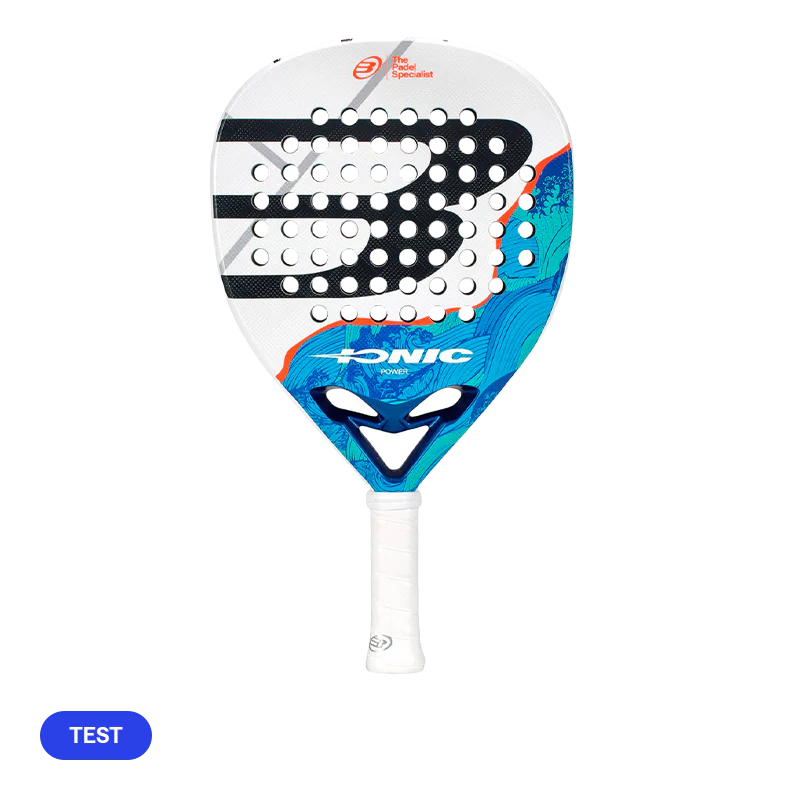 Pala de TEST Bullpadel Ionic Power 2026