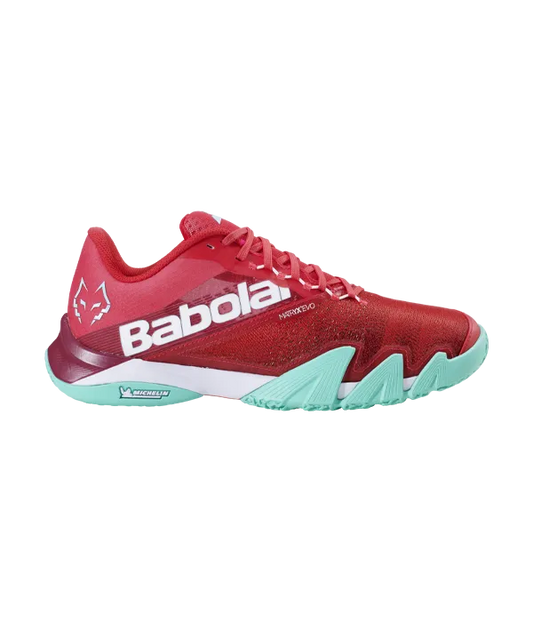 Zapatillas Babolat Jet Premura Red/Electric Green Juan Lebrón