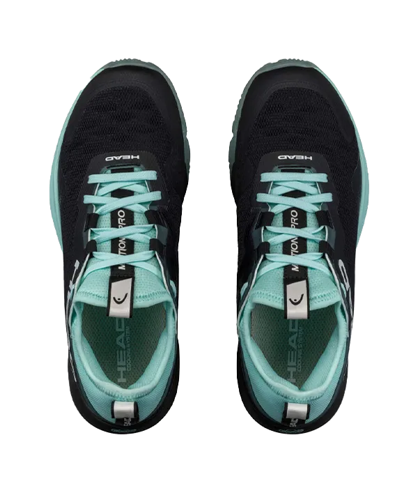 Zapatillas Head Motion Pro Padel Mujer Black/Aqua