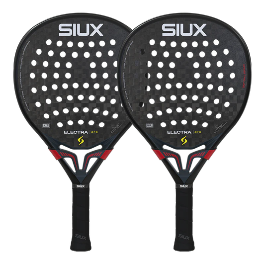 Pack dúo Pala Siux Electra ST5 Pro Shadow Red 2026 Franco Stupaczuk