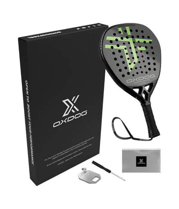 Pack Pala Oxdog Ultimate Pro 2025 + Paletero Oxdog FEP hyper pro thermo padel bag + 3 Botes de pelotas Oxdog BOOST