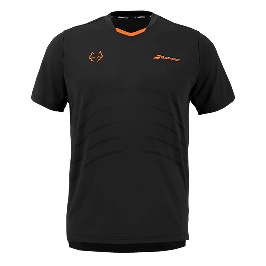 Camiseta Babolat Réplica Black/Black 2026 J. Lebrón