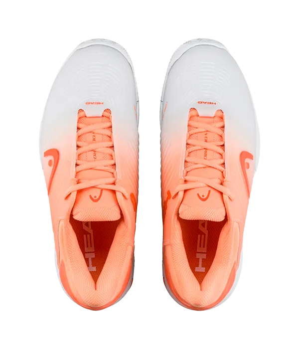 Zapatillas Head Revolt Pro 4.5 Clay Mujer Coral/White 2025