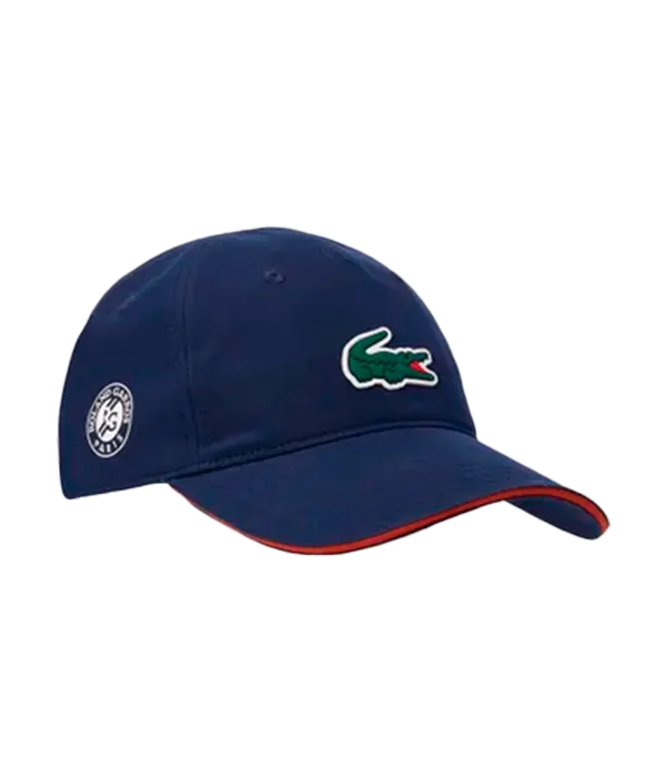 Gorra Lacoste Roland Garros Paris Azul Oscuro 2025