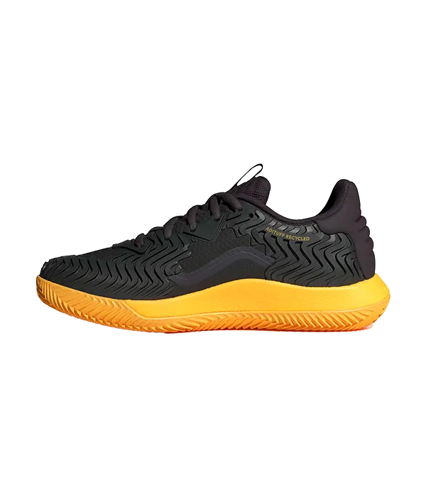 Zapatillas Adidas Solematch Control M Clay Negro/Naranja