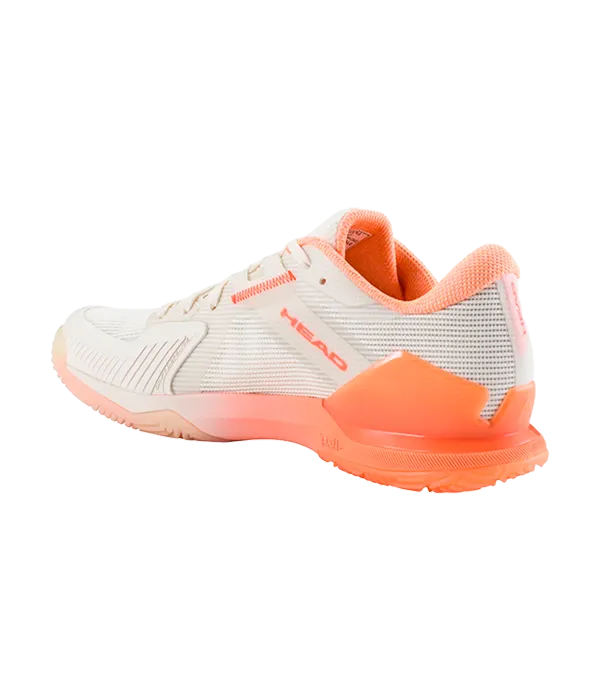 Zapatillas Head Sprint Pro 4.0 Mujer Chalk White/Coral 2025