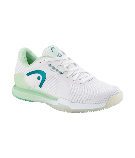 Zapatillas Head Sprint Pro 4.0 Padel Mujer White/Green 2025