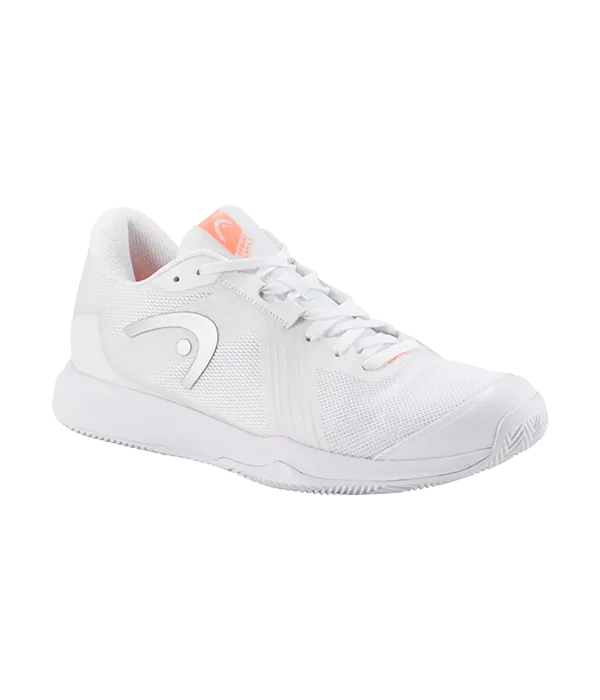 Zapatillas Head Sprint Team 4.0 Clay Mujer White/Coral 2025
