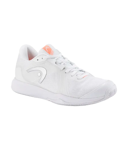 Zapatillas Head Sprint Team 4.0 Clay Mujer White/Coral 2025