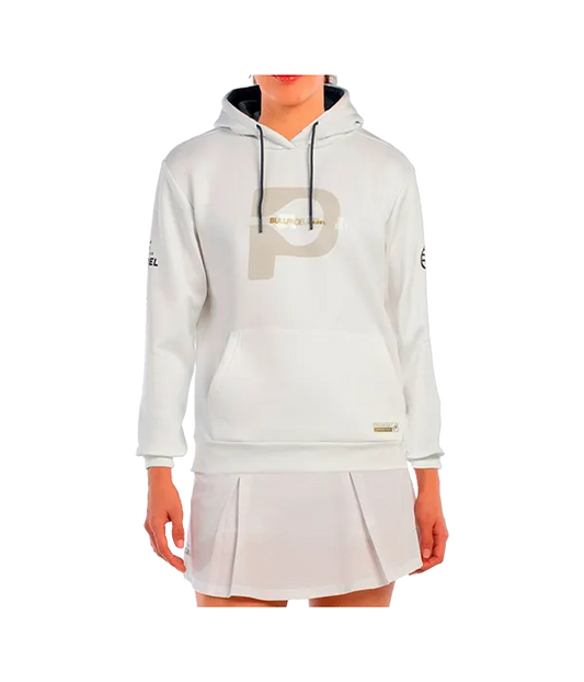 Sudadera Bullpadel Aerea Mujer Blanco 2025 Premier Padel