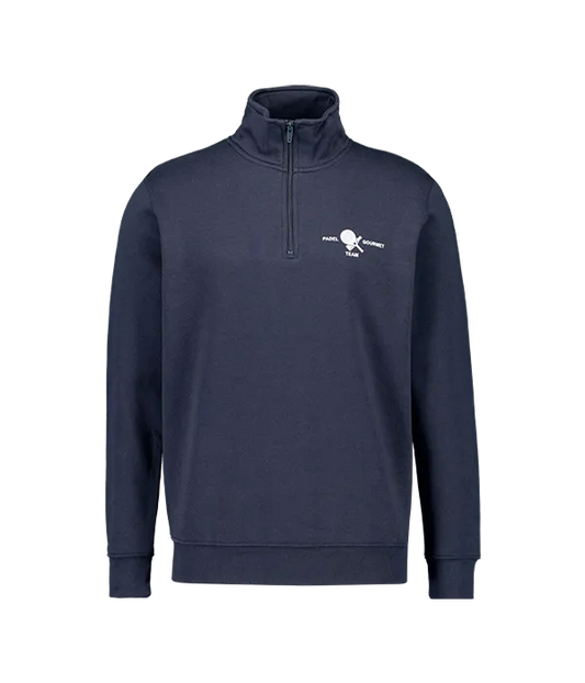 Sudadera Padel Team Gourmet algodón azul marino