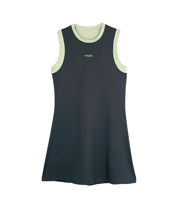 Vestido Nox Pro Gris/Verde