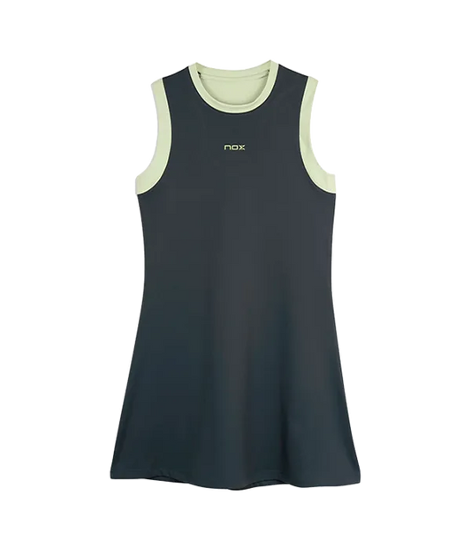 Vestido Nox Pro Gris/Verde