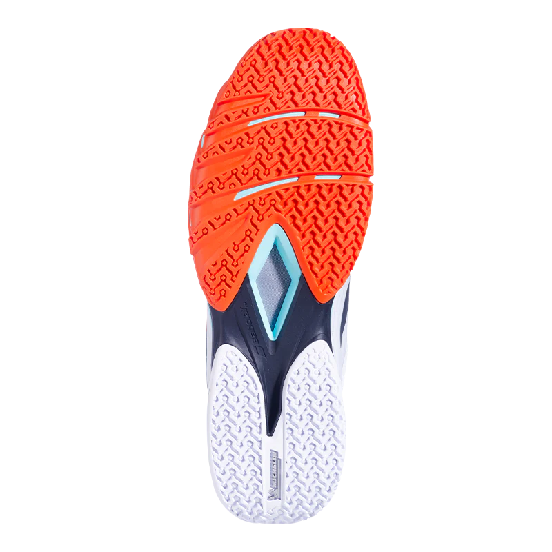 Zapatillas Babolat Jet Premura 3 White/Orange 2026 J. Lebrón