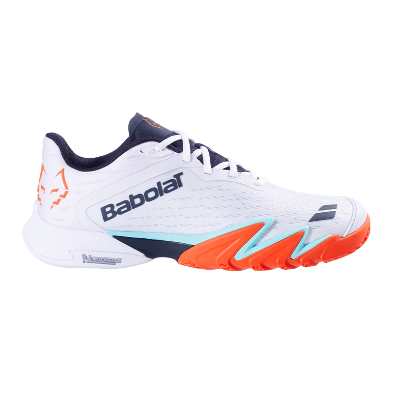 Zapatillas Babolat Jet Premura 3 White/Orange 2026 J. Lebrón