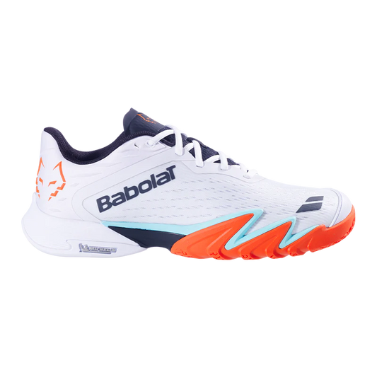 Zapatillas Babolat Jet Premura 3 White/Orange 2026 J. Lebrón